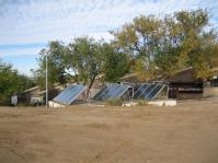 Montaje de instalacion solar termica